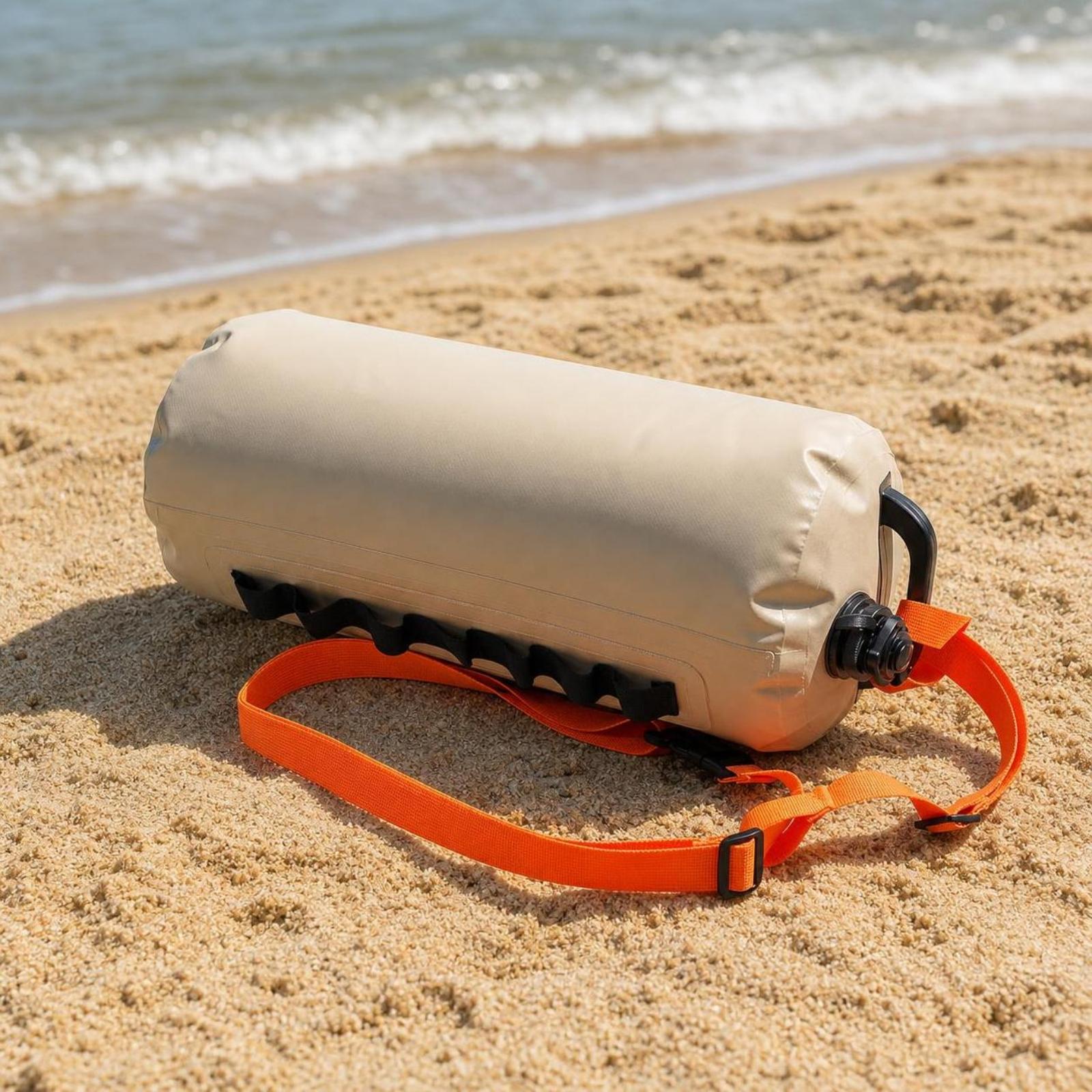 Swim Buoy Open Water - Outdoor-Schwimmboje aus strapazierfähigem PVC-Netz, Sicherheitsschleppbeutel für